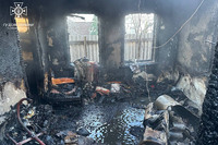 Харківський район: під час ліквідації пожежі виявлено тіло загиблої людини
