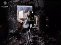 Шосткинський район: рятувальники разом з працівниками місцевої пожежної команди ліквідували пожежу, яка призвела до трагедії