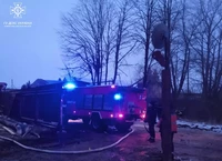 Вогнеборці ліквідували пожежу на одному з приватних підприємств Калуського району