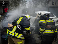 Вишгородський район: рятувальники ліквідували загорання 2-х легкових автомобілів
