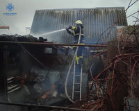 Броварський район: ліквідовано загорання господарчої будівлі