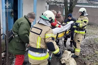 Синельниківський район: під час ліквідації пожежі в будинку вогнеборці врятували чоловіка