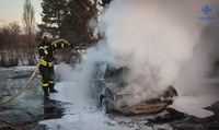 Броварський район: ліквідовано загорання легкового автомобіля