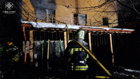 Надзвичайники ліквідували загоряння будівлі у с. Поляна