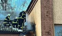 Роменський район: вогнеборці спільно з місцевими вогнеборцями ліквідували загоряння будинку культури