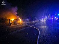 Вишгородський район: рятувальники ліквідували загорання легкового автомобіля