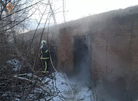 Полтава: рятувальники ліквідували займання в господарчій споруді