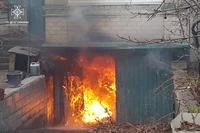 М. Павлоград: вогнеборці ліквідували пожежу в гаражі