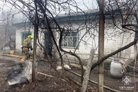 Дніпровський район: під час ліквідації пожежі вогнеборці виявили чоловіка без ознак життя