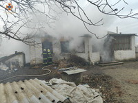 Бориспільський район: під час пожежі господар отримав опіки