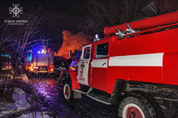 М. Харків: рятувальники ліквідовують масштабні пожежі спричинені ударами ворожих безпілотників