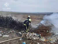 Кіровоградська область: рятувальники ліквідували пожежу на відкритій території