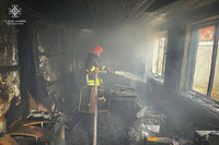 Рятувальники ліквідували пожежу на якій загинула жінка