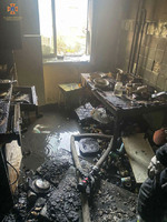 В Ужгороді горіла квартира у багатоповерхівці, п’ятеро людей евакуйовані