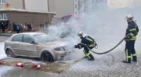 Рятувальниками ліквідовано загорання автомобіля