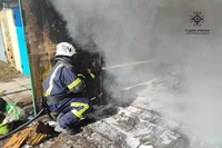 Павлоградський район: на пожежі травмувався власник гаража