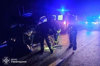 Рокитнівські рятувальники ліквідовували наслідки ДТП за участю двох автомобілів