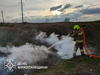 Миколаївська область: 24 лютого рятувальники загасили 8 пожеж в екосистемах