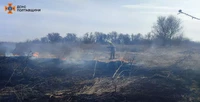 Кременчуцький район: рятувальники загасили займання сухої рослинності