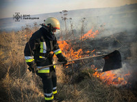 Львівська область рятувальники ліквідували 13 пожеж сухостою