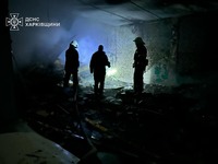 Богодухівський район: окупанти обстріляли навчальний заклад, спричинивши пожежу