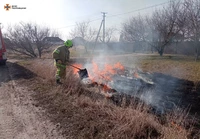 Полтавський район: рятувальники ліквідували пожежу на відкритій території