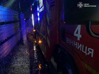 У Вінниці ліквідовано пожежу в господарчій будівлі