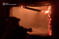 Криворізький район: надзвичайники ліквідували пожежу на території приватного домоволодіння