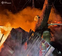 Полтавський район: рятувальники загасили пожежу на території приватного домоволодіння