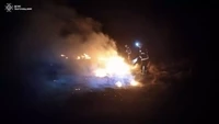 Полтавський район: рятувальники ліквідували пожежу сухої рослинності