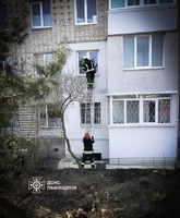 Львів: рятувальники спільно з медиками допомогли жінці