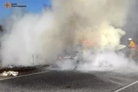 Лубенський район: рятувальники ліквідували пожежу в автомобілі