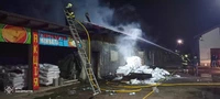 На Мукачівщині рятувальники ліквідували пожежу в котельні складу