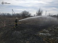 Вогнеборці Ківшарівської добровільної пожежної команди врятували оселі місцевих мешканців від знищення полум'ям