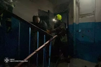 М. Дніпро: під час ліквідації пожежі виявлено тіло жінки та врятовано чоловіка