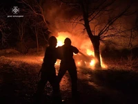 Звенигородський район: рятувальники ліквідували пожежу автомобіля