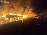 На Вінниччині ліквідовано дві пожежі на територіях приватних домоволодінь