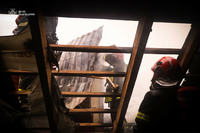 Львів: вогнеборці ліквідували займання даху житлового будинку