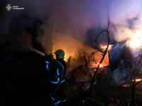 Рятувальники ліквідували загорання металевого вагончика