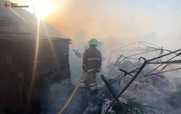 Полтавський район: рятувальники ліквідували пожежу в господарчій споруді