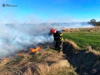 Кіровоградська область: рятувальники загасили 27 пожеж на відкритих територіях