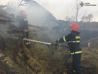 Бійці ДСНС ліквідували 7 пожеж на території приватних домоволодінь