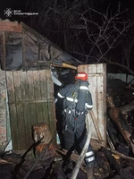 Голованівський район: рятувальники ліквідували займання на території приватного домоволодіння