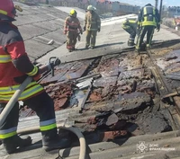 Вогнеборці ліквідували пожежу на підприємстві в місті Коломия