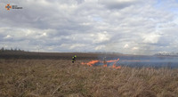 Рятувальники ліквідували загорання трав'яного настилу