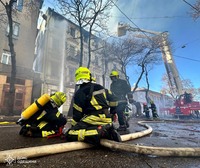 Пожежа у місті Одеса