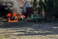 Рятувальники ліквідували наслідки ракетних ударів по Запоріжжю
