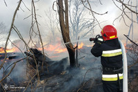 За чергову добу, що минула, в області рятувальники ліквідували чотири пожежі