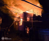 Професійні та місцеві вогнеборці ліквідовували значну пожежу
