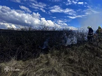 Сумська область: рятувальники упродовж доби 12 разів ліквідовували загоряння на відкритих територіях